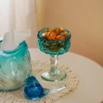 کاسه پذیرایی کوچک شیشه آرا